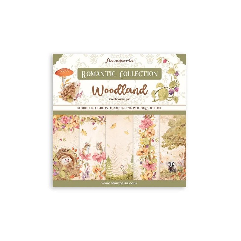 Stamperia collection 30x30 woodland