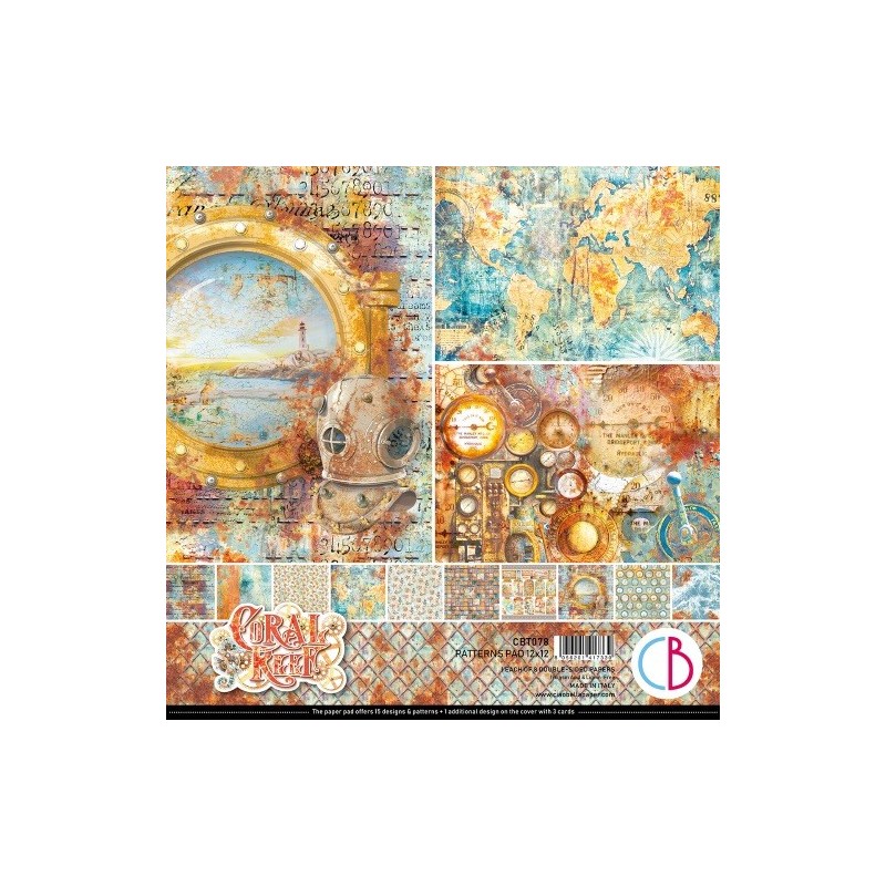 Ciao Bella collection patterns 30x30 coral reef