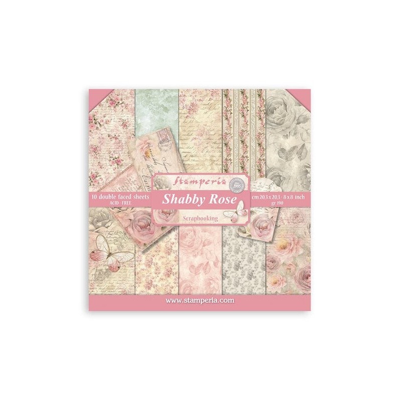 Stamperia collection 20x20 shabby rose