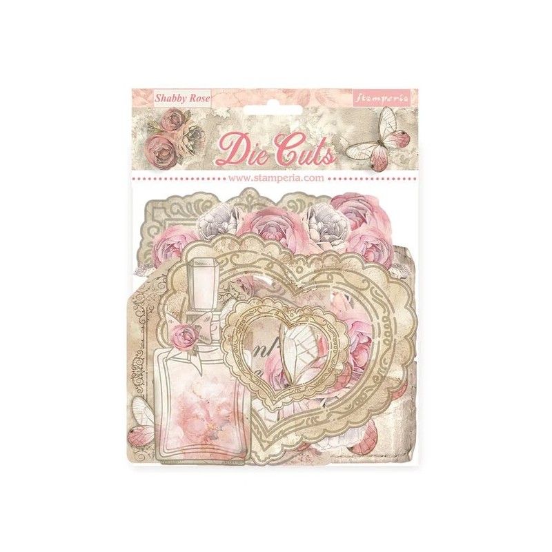 Stamperia Die cuts shabby rose