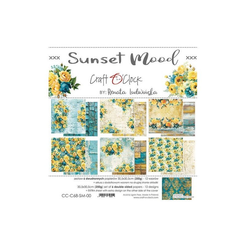 Craft o clock collection 20x20 sunset mood