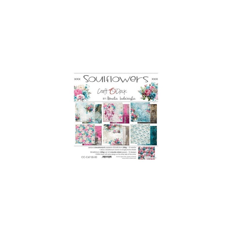 Craft o clock collection 30x30 soulflowers